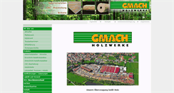 Desktop Screenshot of holzwerke-gmach.de